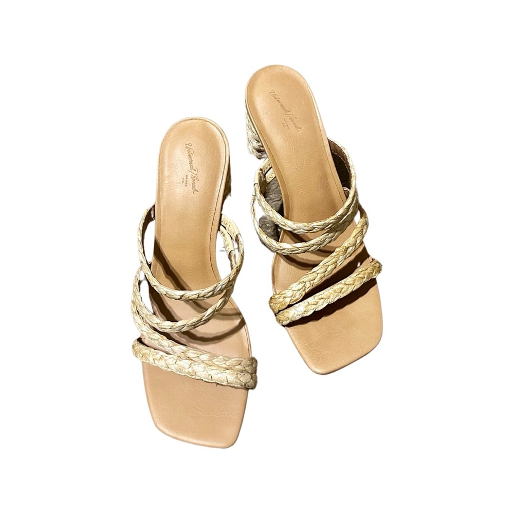 🤎 Woven Strap Block Heel Sandals 🤎